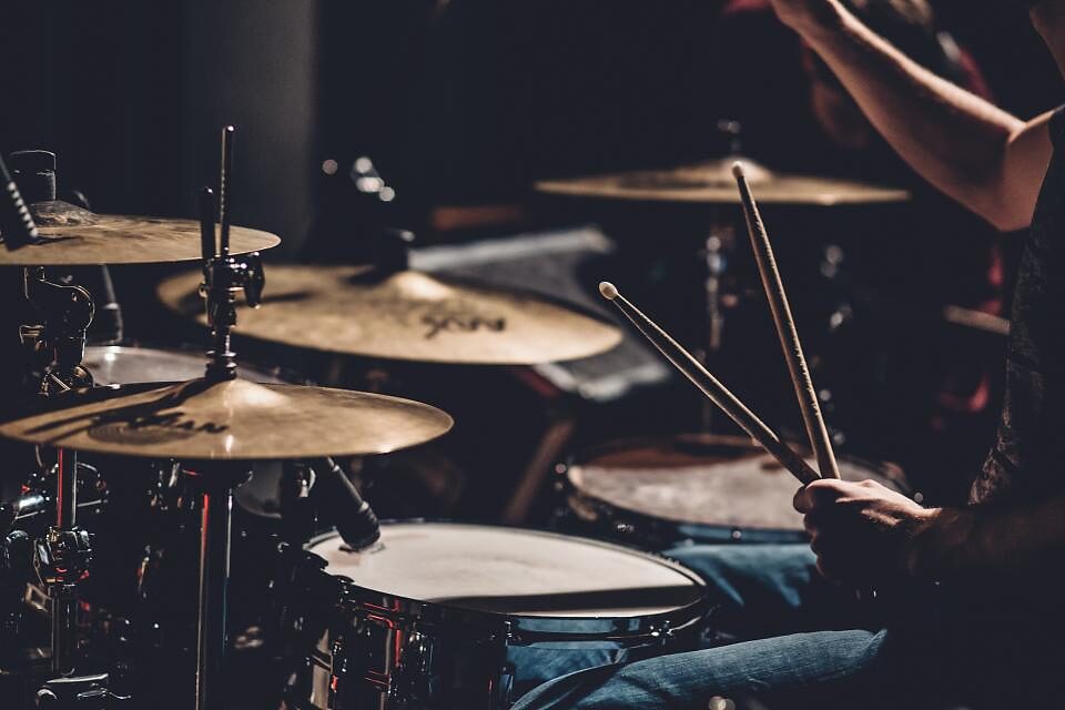 Drums class at the center